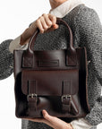 Preston Boxy Satchel bag Brown