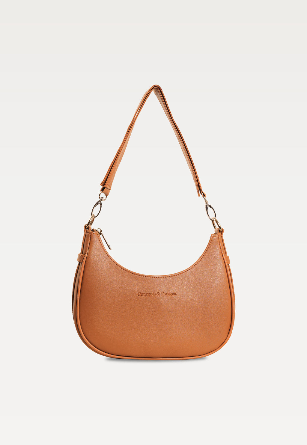 Verona Crescent Shoulder Bag Chestnut