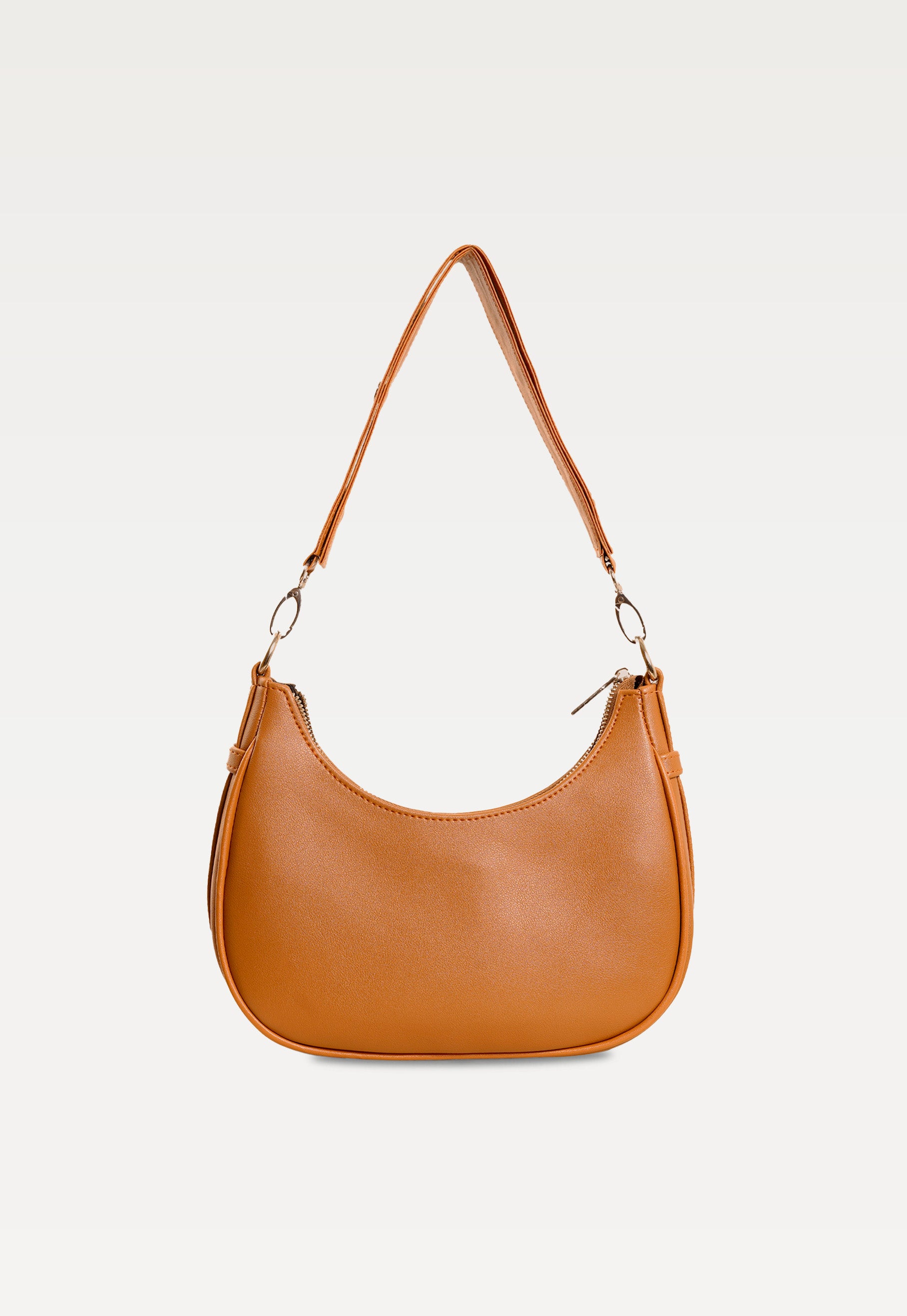 Verona Crescent Shoulder Bag Chestnut
