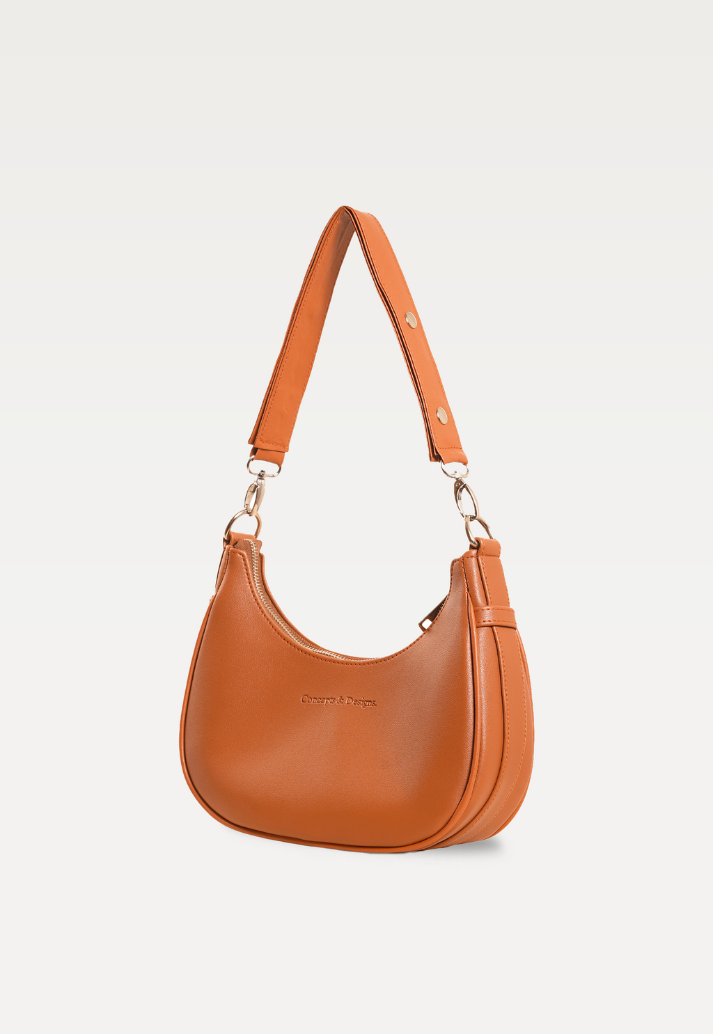 Verona Crescent Shoulder Bag Chestnut
