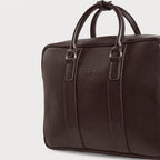 Close up of brown laptop bag
#color_brown