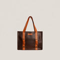 Brown totebag with tan strap
#color_espresso