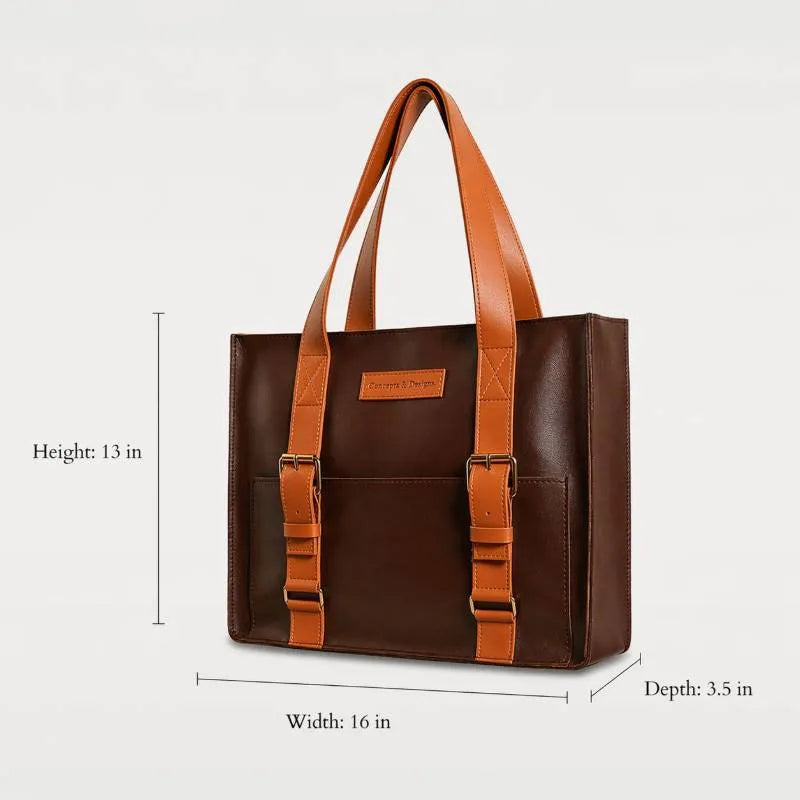 Size chart for Brussels  Laptop Tote Bag