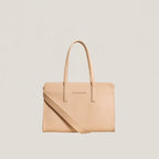 Beige handbag with a strap on a light beige background
#color_light beige