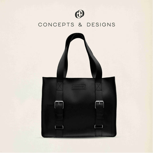 Brussels Expandable Office Leather Tote Bag / Laptop Bag