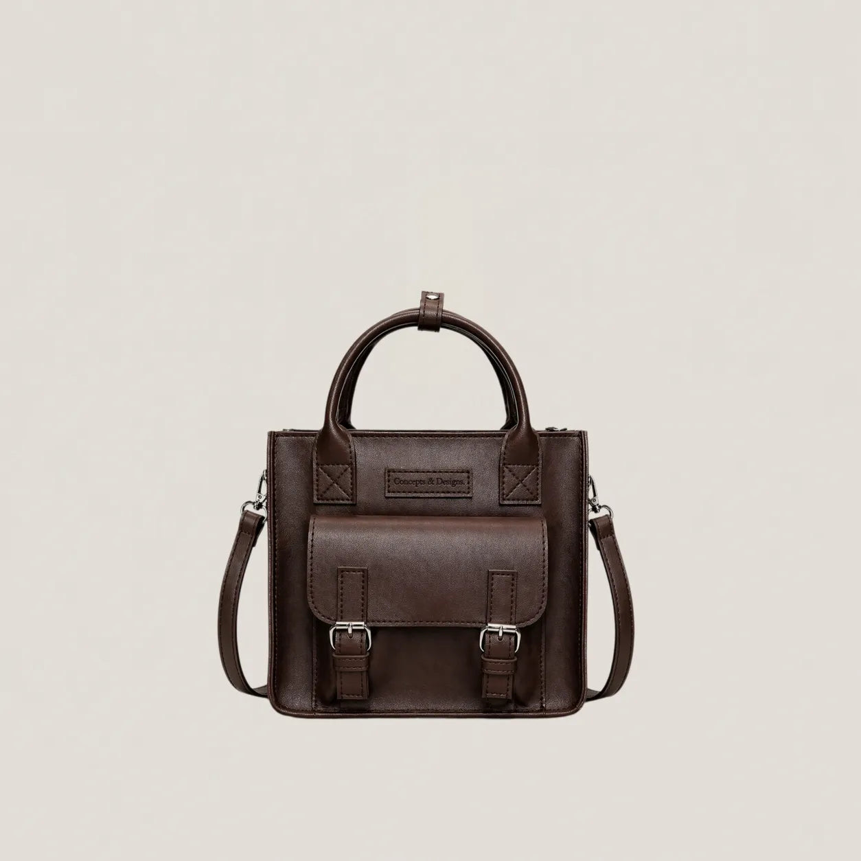 Brown mini bag
#color_dark brown
