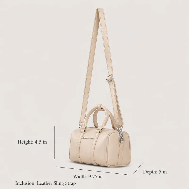 Size chart for Rhodes Mini Duffle Bag