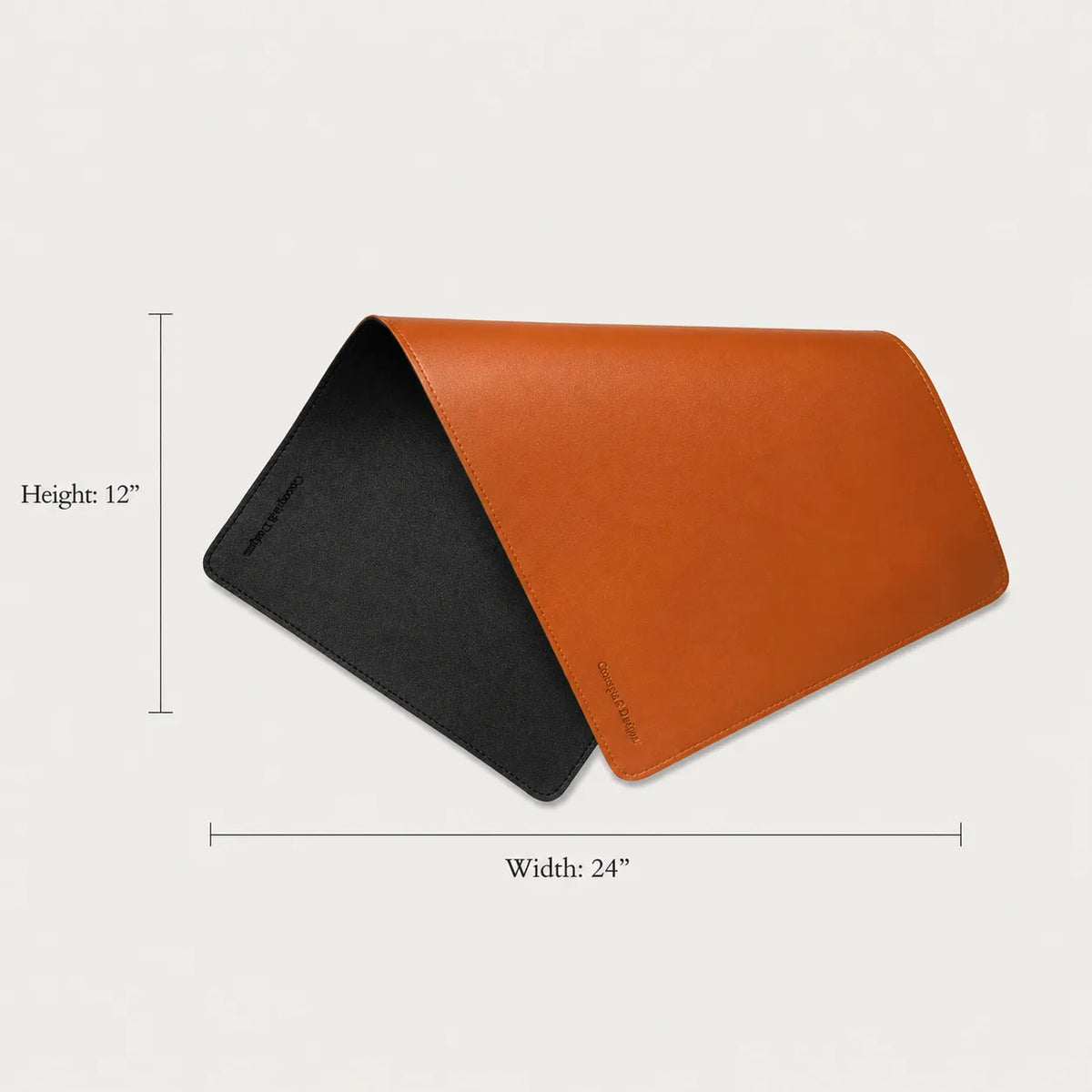 Size chart for Vienna  2-tone Desk Pad